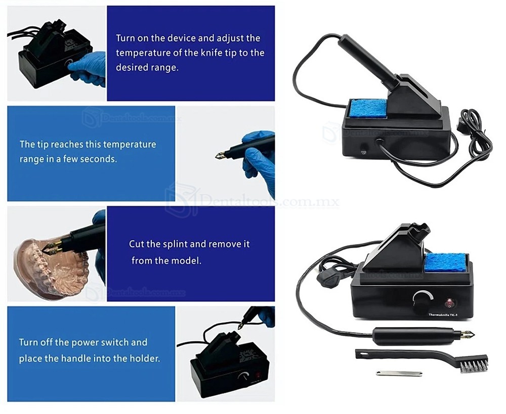 TK-1 Cuchillo T&eacute;rmico El&eacute;ctrico para Grabado de Termopl&aacute;sticos en Ortodoncia